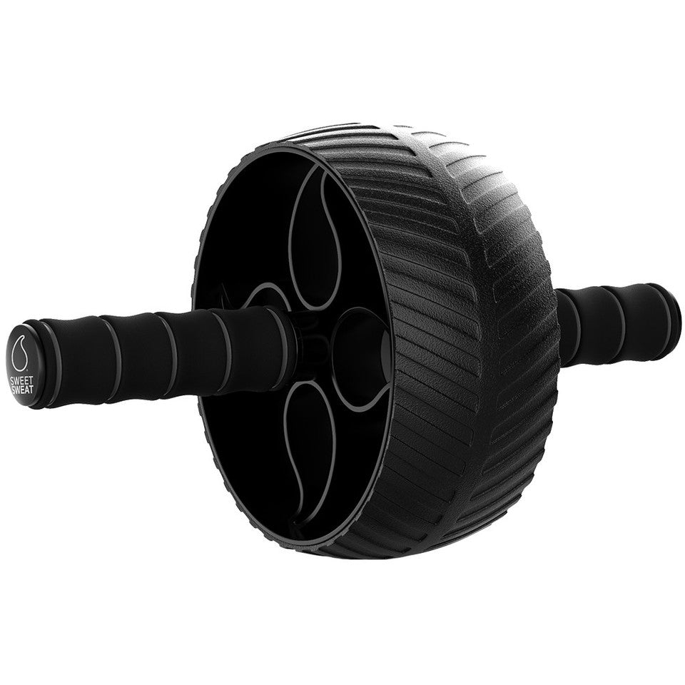 Sweet Sweat Ab Roller with Knee Pad for Abs Workout - Wheel Exercise Equipment
