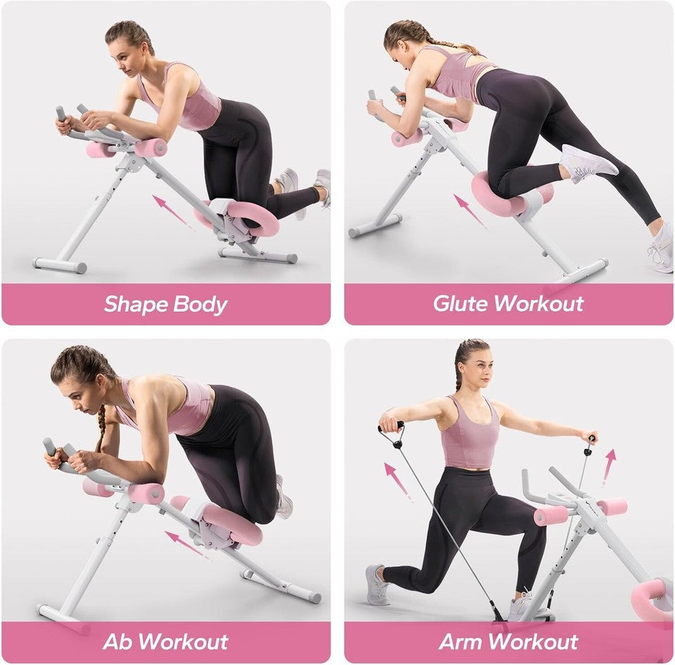 MERACH AB Adjustable Workout Equipment Fitness Machine Trainer For Home Gym US